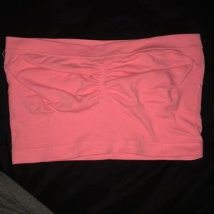 Peachy pink tube top